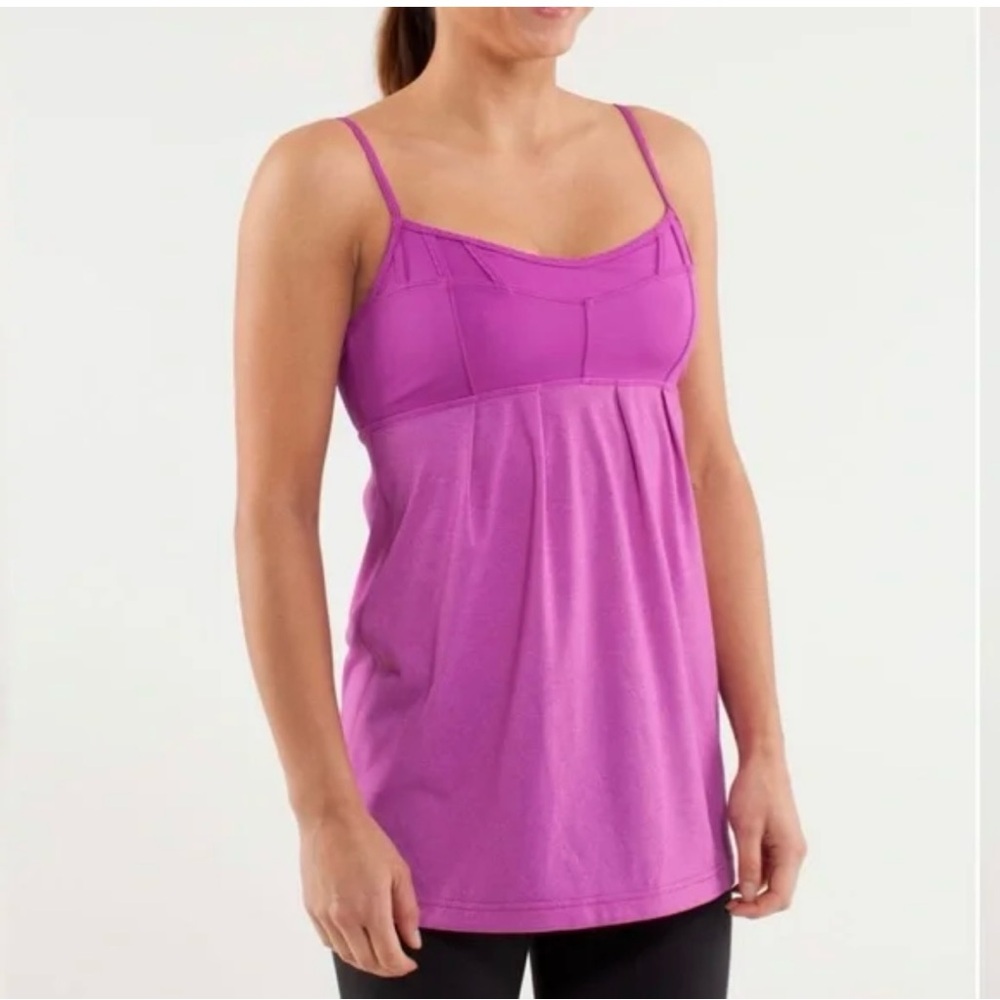 Lululemon Debut Tank Top Babydoll Y2K Style Ultra Violet Athletic Sporty Size 8
